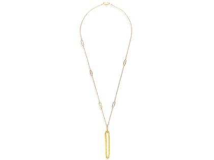 Nanis Libera Kette mit Anhänger Gelbgold groß – Halsschmuck Collier aus 750 Gelbgold. – Ansicht 2