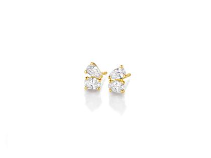 N1 Diamonds Ohrstecker "Toi Et Moi" Gelbgold mit Diamant 0,300ct – Ohrschmuck Ohrstecker aus 585 Gelbgold.