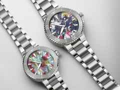 Oris Aquis Date Upcycle Automatik Edelstahl 41,5mm mehrfarbiges Zifferblatt Metallband – Herrenuhren Uhr mit Datum aus Edelstahl und Keramik. Das Gehäuse ist rund und silber. Das Edelstahlarmband ist silber. Der Zifferblatt ist ein Index. – Ansicht 4