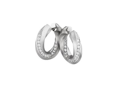 Ohrschmuck Creolen aus 950 Platin.