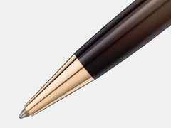 Montblanc Around the World in 80 Days Doué Classique Kugelschreiber dunkelgrau – Schreibgeräte Kugelschreiber in grau und aus Edelharz, Metall, platiniert und vergoldet. – Ansicht 2