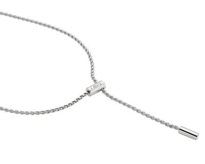 Fope Aria  Y-Collier Weißgold längenverstellbar mit 1 Brillant 0,010ct – Halsschmuck Collier aus 750 Weißgold. – Ansicht 2