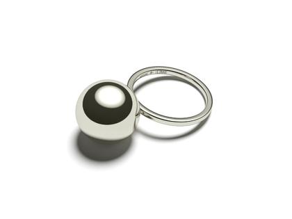 Niessing Now Galaxy  Ring 14mm Lime poliert – Ringe Ring aus Silber-Gold Legierung - 90 S.