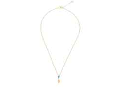 Nanis Dancing in the Rain Azure Collier Gelbgold London Blue Topas – Halsschmuck Collier aus 750 Gelbgold. – Ansicht 2