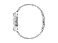 Gucci Interlocking Chronograph Quarz Edelstahl 41mm grünes Zifferblatt Metallband YA142318 – Herrenuhren Chronograph aus Edelstahl und Keramik. Das Gehäuse ist rund und silber. Das Edelstahlarmband ist silber. Das Zifferblatt ist ein Index in grün. – Ansicht 3