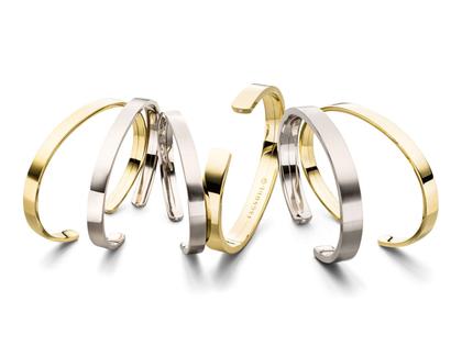 IsabelleFa Flix.Flex Men Graugold 7mm – Armschmuck Armspange aus 750 Weißgold. – Ansicht 2