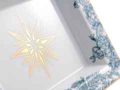 Meissen Vide-Poche Collection "Meissen Christmas Star" blau groß – Porzellanwaren Porzellandekoration in weiß und aus Porzellan und vergoldet. – Ansicht 3
