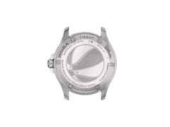 Tissot Seastar Wilson WNBA Quarz Edelstahl 40mm weißes Zifferblatt weißes Lederband – Herrenuhren Uhr mit Datum aus Edelstahl. Das Gehäuse ist rund und silber. Das Lederarmband ist weiß. Das Zifferblatt ist ein Index in weiß. – Ansicht 4