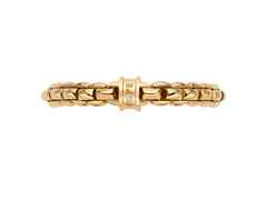 Fope Eka Flex'It  Armband breit Gelbgold 1 Ronde mit Brillant 0,02ct M flexibel – Armschmuck Armband aus 750 Gelbgold. – Ansicht 4
