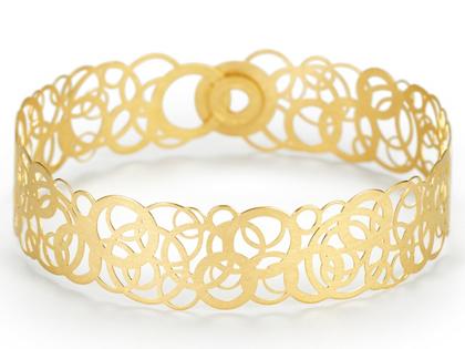 Niessing Roseum Armreif Classic Yellow – Armschmuck Armreif aus 750 Gelbgold.