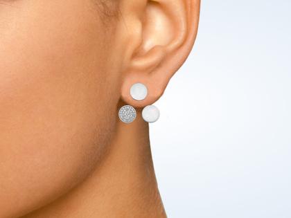 Angela Hübel Trinity Ohrstecker Platin mit Brillanten 0,290ct – Ohrschmuck Ohrstecker aus 950 Platin.