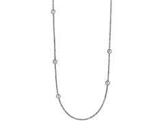 Gellner Castaway Collier mit Tahiti-Zuchtperlen und Diamant Pipes – Halsschmuck Collier aus 750 Weißgold.