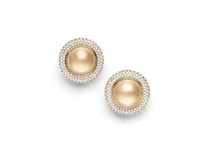 IsabelleFa Coco Ohrclip Rotgold 22mm mit Pavé-Besatz 2,17ct – Ohrschmuck Ohrclip aus 750 Rotgold.