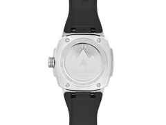 Alpina Alpiner Extreme Solarmetre Quarz Edelstahl 38mm weißes Zifferblatt schwarzes Kautschukband – Herrenuhren Uhr mit Datum aus Edelstahl und Kautschuk. Das Gehäuse ist rund und silber. Das Kautschuk / Kunststoff / Silikon Armband ist schwarz. Das Zifferblatt ist ein Index in weiß. – Ansicht 3