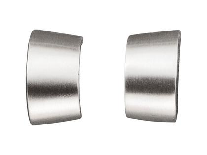 Nordform Design 01 Halbcreolen – Ohrschmuck Ohrstecker aus 925 Silber.