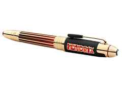 Montblanc Limited Edition Great Characters Jimi Hendrix 1942 Rollerball – Schreibgeräte Rollerball aus Metall und und vergoldet. – Ansicht 3
