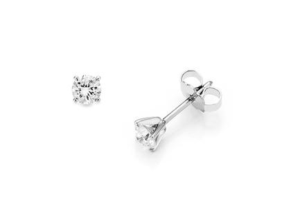 N1 Diamonds Ohrstecker 4er Krappe Platin 0,60ct – Ohrschmuck Ohrstecker aus 950 Platin.