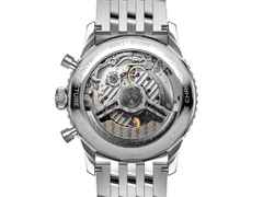 Breitling Navitimer B01 Chronograph 41 Edelstahl grünes Zifferblatt Metallband – Herrenuhren Chronograph aus Edelstahl. Das Gehäuse ist rund und silber. Das Edelstahlarmband ist silber. Das Zifferblatt ist ein Index in grün. – Ansicht 2