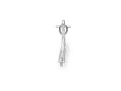 Juwelier Roller | Atelier Anhänger "Roller" Silber mit Öse – Halsschmuck Anhänger ohne Besatz in silber und aus 925 Silber. – Ansicht 4