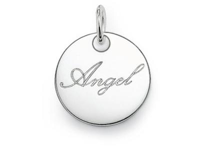 Thomas Sabo Special Addition 2012 Anhänger Scheibe – Anhänger Anhänger ohne Besatz aus 925 Silber.