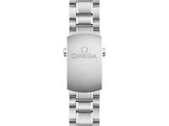 Omega Speedmaster Racing Chronograph Automatik Edelstahl 44mm schwarzes Zifferblatt Metallband – Herrenuhren Chronograph aus Edelstahl und Keramik. Das Gehäuse ist rund und silber. Das Edelstahlarmband ist silber. Das Zifferblatt ist ein Index in schwarz. – Ansicht 2