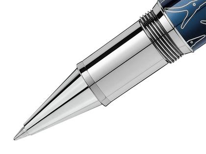 Montblanc Le Petit Prince Solitaire LeGrand Rollerball – Schreibgeräte Rollerball platiniert. – Ansicht 2
