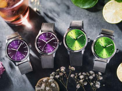 Mühle Glashütte Panova Limettengrün Automatik Edelstahl 40mm Metallband – Herrenuhren Uhr ohne Datum aus Edelstahl. Das Gehäuse ist rund und silber. Das Edelstahlarmband ist silber. Das Zifferblatt ist ein Index in grün. – Ansicht 5