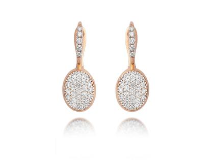 Nanis Sunset "Ciliegine" Ohrhänger klein Roségold mit Brillanten 0,56 ct – Ohrschmuck Ohrhänger in roségold und aus 750 Rotgold.
