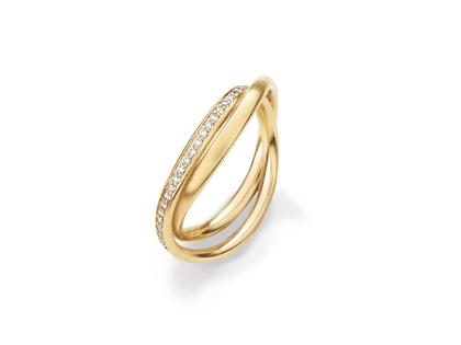 Max Kemper Trauring Paar Roségold 2,2mm gewölbt mit Brillanten 0,280ct – Ringe Trauring mit Besatz aus 750 Rotgold.