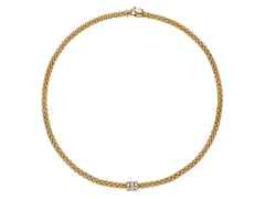Fope FlexIt Solo Collier Gelbgold – Halsschmuck Collier aus 750 Gelbgold.