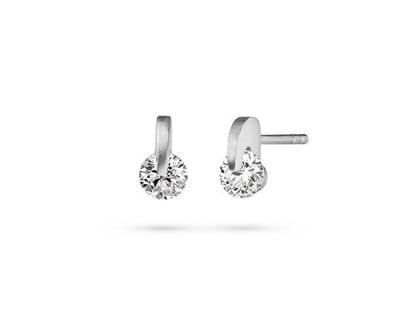 Schaffrath Liberte Lumina Ohrstecker Weißgold mit Brillanten 0,61 – Ohrschmuck Ohrstecker aus 750 Weißgold, 950 Palladium und und .