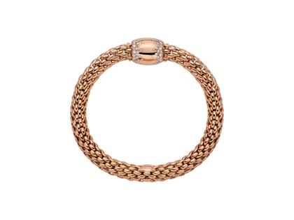Fope Love Nest Flex'It Armband Roségold 1 Schmuckelement Brillanten 1,07ct M flexibel – Armschmuck Armband aus 750 Rotgold. – Ansicht 2