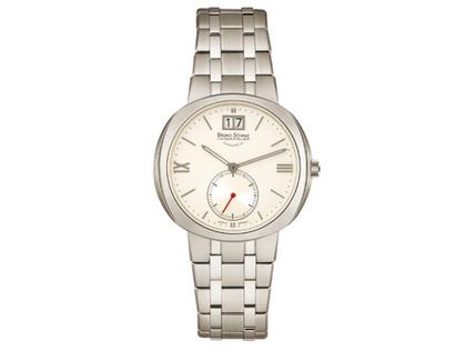 Bruno Söhnle Glashütte Facetta 1957 Damenuhr champagner Edelstahlband – Damenuhren Uhr mit Datum aus Edelstahl. Das Armband ist ein Edelstahlarmband. Der Zifferblatt ist römisch Index.