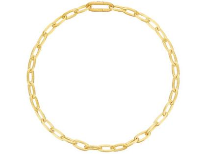 Nanis Libera Collier Gelbgold Kettenglied – Halsschmuck Collier aus 750 Gelbgold.