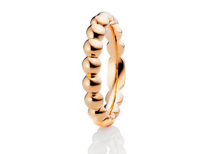 Capolavoro Fantasia Ring Roségold Kugeln 3,8 – Ringe Ring aus 750 Rotgold.
