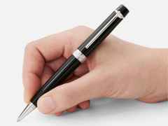 Montblanc Frederic Chopin Donation Pen Kugelschreiber – Schreibgeräte Kugelschreiber aus 585 Gelbgold, Edelharz und und platiniert. – Ansicht 2