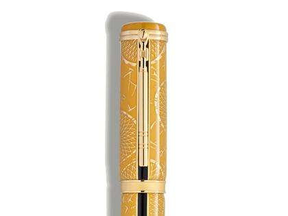 Montblanc Great Characters Homage to Bruce Lee Limited Edition 1940  Rollerball – Schreibgeräte Rollerball aus Edellack. – Ansicht 4