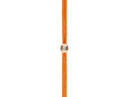 Schaffrath Colortaire Armband Gelbgold mit Brillant 0,015 Flame Orange – Armschmuck Armband in orange und aus 750 Gelbgold.