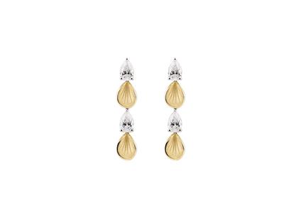Cammilli Firenze Divina Ohrhänger   White Ice und Yellow Sunrise mit Brillanten 1,20ct – Ohrschmuck Ohrhänger aus 750 Gelbgold, 750 Weißgold und und .