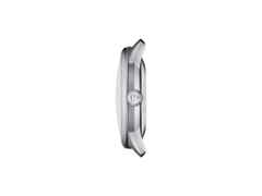 Tissot Chemin des Tourelles Powermatic 80 Automatik Edelstahl 42mm grünes Zifferblatt Metallband – Herrenuhren Uhr mit Datum aus Edelstahl. Das Gehäuse ist rund und silber. Das Edelstahlarmband ist silber. Das Zifferblatt ist ein Index in grün. – Ansicht 2