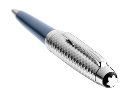 Montblanc Glacier Doué Kugelschreiber – Schreibgeräte Kugelschreiber aus 750 Weißgold. – Ansicht 2