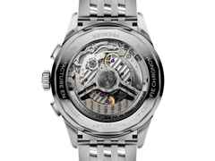 Breitling Premier B01 Chronograph 42 Automatik Edelstahl grünes Zifferblatt Metallband – Herrenuhren Chronograph aus Edelstahl. Das Gehäuse ist rund und silber. Das Edelstahlarmband ist silber. Das Zifferblatt ist arabisch und grün. – Ansicht 4