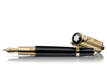 Montblanc 2014 Patron of Art: Limitierte Edition Henry E. Steinway Füllfederhalter 4810 – Schreibgeräte Füllfederhalter aus 750 Gelbgold und und vergoldet.