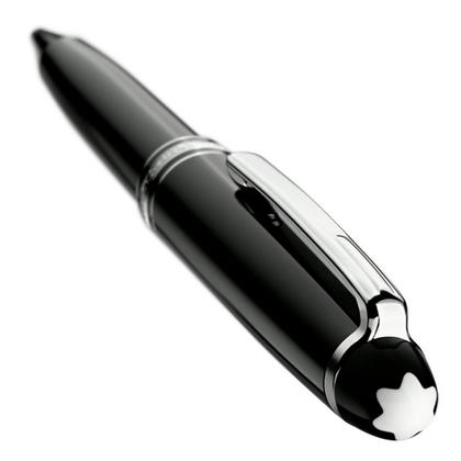 Montblanc Meisterstück Classique Kugelschreiber Edelharz platinumbeschichtet – Schreibgeräte Kugelschreiber aus Edelharz und und platiniert. – Ansicht 2