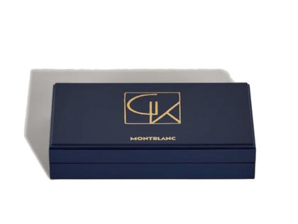 Montblanc 2024 Masters of Art Homage to Gustav Klimt Füllfederhalter 4810 Limited Edition – Schreibgeräte Füllfederhalter in blau und aus 750 Gelbgold und rhodiniert. – Ansicht 6