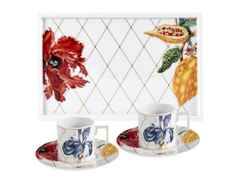 Meissen Espresso-Set Lindt x Meissen "Sweet Exotics" – Porzellanwaren Tafelporzellan in weiß und aus Porzellan.
