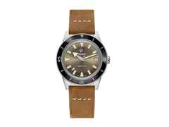 Rado Captain Cook Edelstahl braun Lederband Limited Edition – Herrenuhren Uhr mit Datum aus Edelstahl und Keramik. Das Gehäuse ist rund und silber. Das Lederarmband ist braun. Das Zifferblatt ist ein Index in braun.