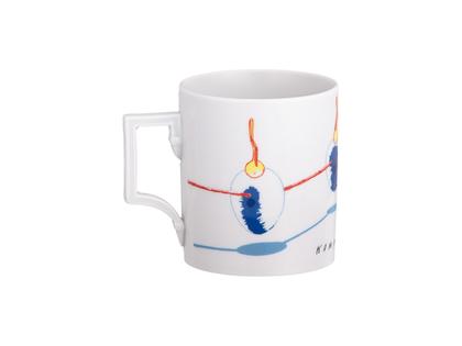 Meissen MUG Henkelbecher Juwelier Roller Art Edition "Steffen Volmer, Komplex" – Porzellanwaren Tafelporzellan in weiß und aus Porzellan und vergoldet. – Ansicht 3