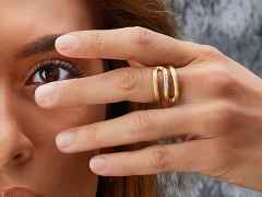 Nanis Libera Ring Gelbgold mit Brillanten – Ringe Ring mit Besatz aus 750 Gelbgold. – Ansicht 3