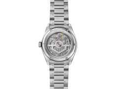 TAG Heuer Carrera Day-Date Automatik Edelstahl 41mm blaues Zifferblatt Metallband – Herrenuhren Uhr mit Datum aus Edelstahl. Das Gehäuse ist rund und silber. Das Edelstahlarmband ist silber. Das Zifferblatt ist ein Index in blau. – Ansicht 2